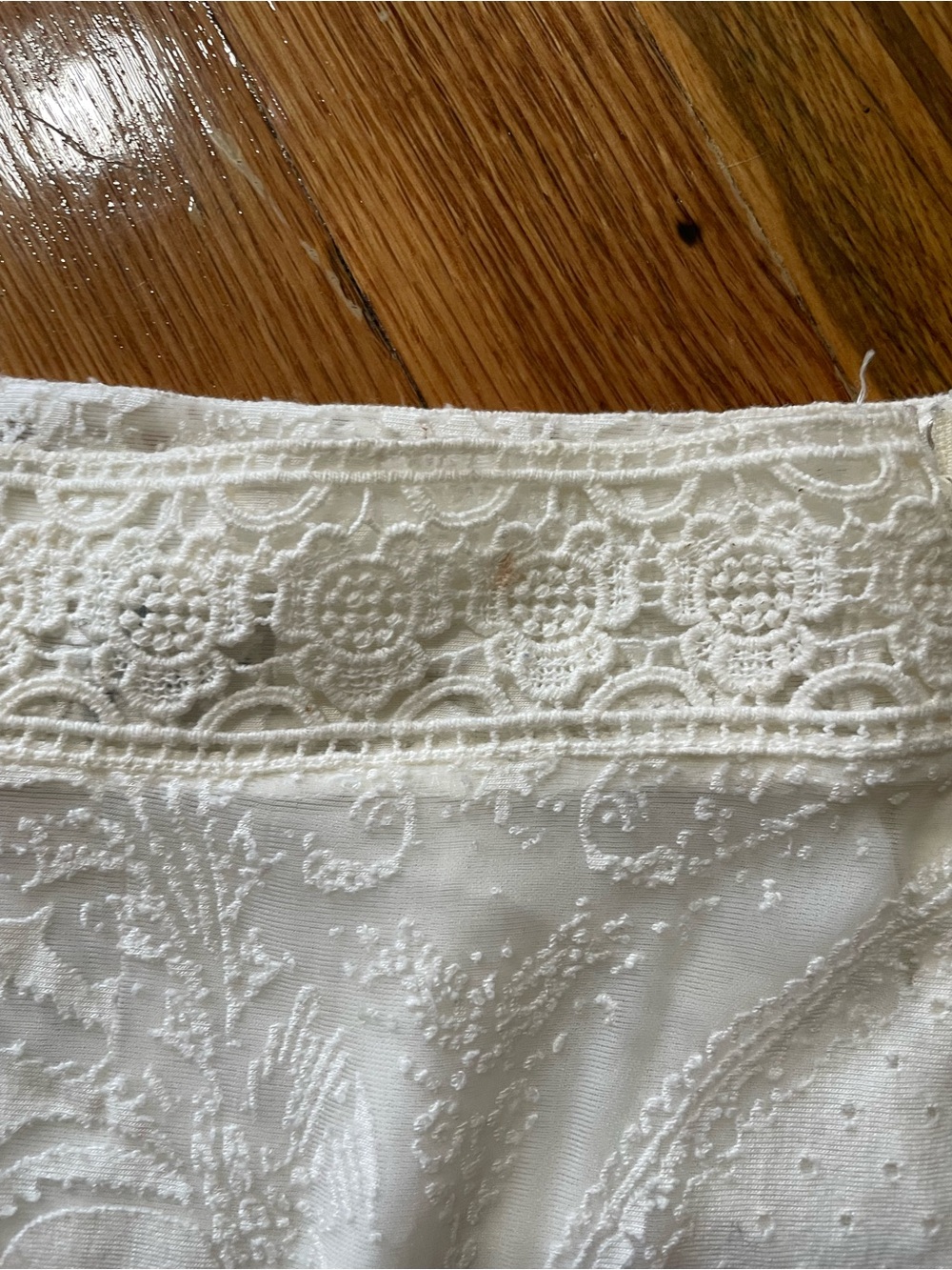 Farm Rio white lace maxi skirt - Picture 4 of 9